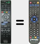 Replacement remote control for RM-ADP120 (149277711)