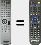 Replacement remote control for RM-AAU002 (147914812)