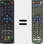 Replacement remote control for SPM810