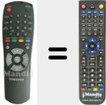 Replacement remote control for AA5900116A