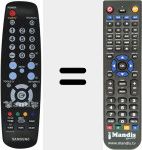 Replacement remote control for TM95 (BN5900705A)