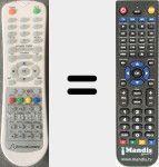 Replacement remote control for LD215-240FDDWU