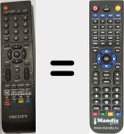 Replacement remote control for CTX156