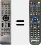 Replacement remote control for CTX220-WH-V2