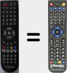 Replacement remote control for TLXR1961