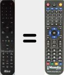 Replacement remote control for Altius (K42DLT1F)