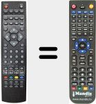 Replacement remote control for TL 32B101152