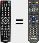 Replacement remote control for TL241