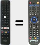 Replacement remote control for CT-8053 (30089365)