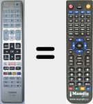 Replacement remote control for CT-8054 (30089363)