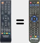 Replacement remote control for TQT1910BT003