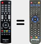 Replacement remote control for TZZ00000007A
