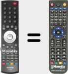 Replacement remote control for CT-8003 (V30042166)