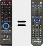 Replacement remote control for ICube 2400