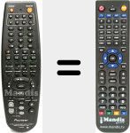 Replacement remote control for XXD3029