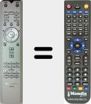 Replacement remote control for RC001PM (00MZK340J0020)