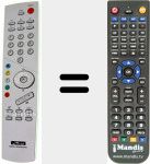 Replacement remote control for RM15