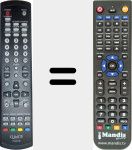 Replacement remote control for RC00219P