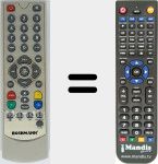 Replacement remote control for Boshmann001
