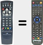 Replacement remote control for 60320