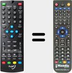 Replacement remote control for Aquarius-50