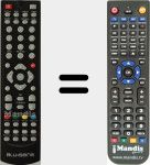 Replacement remote control for T140