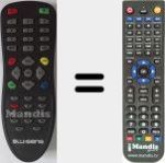 Replacement remote control for T.9-R-PVR-S