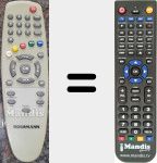 Replacement remote control for BM400T
