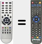 Replacement remote control for REMCON986