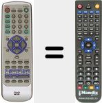 Replacement remote control for REMCON531