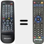 Replacement remote control for REMCON714