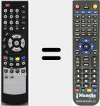 Replacement remote control for RC41GI