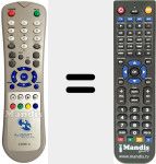 Replacement remote control for IP 3 G