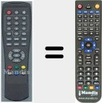 Replacement remote control for RCT3