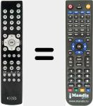 Replacement remote control for REMCON1386