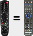 Replacement remote control for ML4100TC