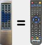 Replacement remote control for MX003