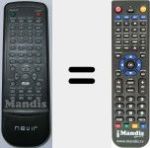 Replacement remote control for NVR2311DVDTUC