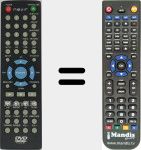 Replacement remote control for NVR2335