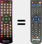 Replacement remote control for NR9498121