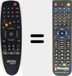 Replacement remote control for 708944