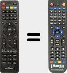 Replacement remote control for Spider