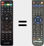 Replacement remote control for ORC002
