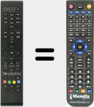 Replacement remote control for Cisco002