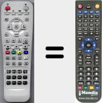 Replacement remote control for RC54S