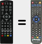 Replacement remote control for REMCON1209