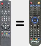 Replacement remote control for REMCON1365