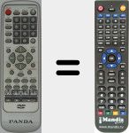 Replacement remote control for REMCON1472