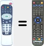 Replacement remote control for RG405DT3