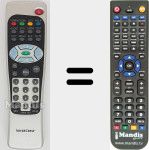 Replacement remote control for RG405 DT5